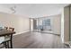 Bright living room featuring lots of natural light and wood flooring at 620 Peachtree Ne St # 911, Atlanta, GA 30308