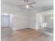 Open-concept living area with high ceilings, featuring modern flooring and access to the kitchen and dining areas at 1333 Trailwater Chase Nw, Acworth, GA 30102