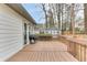 Spacious deck and backyard, ideal for outdoor entertaining and relaxing, with outbuilding at 1361 Chatley Way, Woodstock, GA 30188