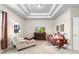 A cozy living room featuring comfortable seating and a neutral color palette at 850 Ethereow Ct, Lawrenceville, GA 30046