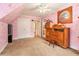 Spacious room features charming pink walls adorned with messages at 317 Saint Pauls Ct, Stockbridge, GA 30281