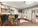 Finished basement features a bar area with brick accents and seating, perfect for entertaining at 4300 May Apple Dr, Alpharetta, GA 30005