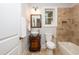 Well-appointed bathroom with a modern vanity, stylish fixtures, and tub-shower combo at 1865 Mason Mill Rd, Decatur, GA 30033