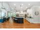 Open-concept kitchen with large island, stainless steel appliances, and hardwood floors, perfect for entertaining at 1865 Mason Mill Rd, Decatur, GA 30033
