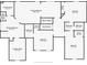 Second level floor plan shows layout of primary bedroom with ensuite bath, and additional bedrooms at 4275 Green Summers Dr, Cumming, GA 30028
