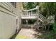 The back deck is accesible by stairs at 2831 Carolyn Se Dr, Smyrna, GA 30080