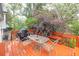 Back deck offers tranquil view of greenery at 4444 Cannon Sw Rd, Loganville, GA 30052
