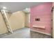 View of bedroom featuring built-in loft with ladder and modern gray flooring at 140 Indian Lake Dr, Hiram, GA 30141
