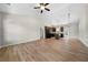 Spacious, open-concept living area boasts vaulted ceilings and seamless flow into the kitchen at 389 Campground School Rd, Dallas, GA 30157
