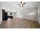 Bright, open-concept living area with modern flooring and light walls at 389 Campground School Rd, Dallas, GA 30157
