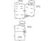 Full house floor plan, including main, upper, and lower levels, with decks and two car garage at 1035 Towne Manor Nw Ct, Kennesaw, GA 30144