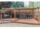Backyard features a wooden pergola at 220 Chandler Ct, Sugar Hill, GA 30518
