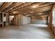 Unfinished basement framed and ready to be converted into living space at 338 Boundless Ln, Canton, GA 30114