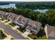 Beautiful two-story home with a covered front porch, well-manicured lawn, and lake views at 338 Boundless Ln, Canton, GA 30114