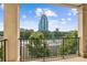 Balcony view showcasing a stunning skyline and lush greenery at 799 Hammond Dr # 325, Atlanta, GA 30328