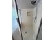 Shower stall featuring a showerhead and a storage nook at 100 Hamilton Glen Ct, Fayetteville, GA 30215