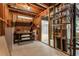 Unfinished basement with open stud walls showing lots of potential for customized living at 2240 Six Branches Dr, Roswell, GA 30076