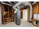 Unfinished basement showcasing the home's mechanics and potential for customization at 2240 Six Branches Dr, Roswell, GA 30076