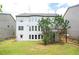 A beautifully maintained backyard offers a serene escape, complete with a charming deck at 558 Olympic Way, Acworth, GA 30102