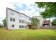 Well-maintained backyard with a lush lawn and a spacious wooden deck for outdoor entertainment at 558 Olympic Way, Acworth, GA 30102