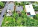 An aerial view outlines the property's boundaries, showcasing the landscape at 935 Cumberland Ne Rd, Atlanta, GA 30306