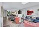 Bright and spacious living room featuring an open floor plan, modern decor and hardwood flooring at 935 Cumberland Ne Rd, Atlanta, GA 30306