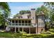 Expansive backyard with a screened porch and tower at 2375 Hyde Park Nw Ct, Atlanta, GA 30318