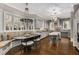 Bright kitchen nook with breakfast table, banquette seating, and stainless steel appliances at 2375 Hyde Park Nw Ct, Atlanta, GA 30318
