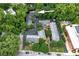 An aerial view shows the community featuring mature trees, sidewalks, and parking at 2023 Oakview Se Rd # 226, Atlanta, GA 30317