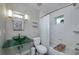 This bathroom offers a glass bowl sink and a shower/tub with white tile surround at 2023 Oakview Se Rd # 226, Atlanta, GA 30317