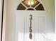 Close-up of the front door displaying the house number, '3150', and transom window at 3150 Stratford Green Pl, Avondale Estates, GA 30002