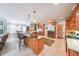 Open concept kitchen with a large island, stainless steel appliances, and ample counter space at 750 Old Loganville Road Southwest, Loganville, GA 30052