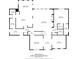 Detailed floor plan showcasing layout of a spacious home including living room, kitchen, and bedrooms at 217 Heritage Town Pkwy, Canton, GA 30115