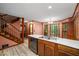 Spacious kitchen layout with a breakfast bar and plenty of natural light at 133 Sw Patterson Rd, Lawrenceville, GA 30044