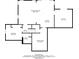 Detailed basement floor plan showcases the layout of living spaces including the recreation room and theatre room at 5833 Wembley Dr, Douglasville, GA 30135