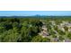 Gorgeous aerial view of neighborhood with mature trees and mountain in the distance at 3978 Devonshire Dr, Marietta, GA 30066