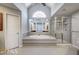 Luxury bathroom featuring a soaking tub and separate glass shower at 222 Chadmore Ln, Tyrone, GA 30290