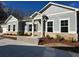 Charming single-story home featuring a brick foundation, gray siding, and welcoming front entrance at 3865 Shelleydale Dr # 82, Powder Springs, GA 30127