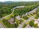 Aerial view of a neighborhood showcasing lush green trees and well-maintained homes at 2403 Wistful Way, Marietta, GA 30066