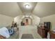 Bright bonus room with neutral decor, carpet, and ceiling fan provides a flexible living space at 2403 Wistful Way, Marietta, GA 30066