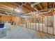 Unfinished basement with wooden framing and visible ductwork at 40 Costleys Bridge Dr, Oxford, GA 30054