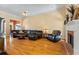 Bright and airy living room featuring a cozy fireplace, ideal for relaxing or entertaining guests at 40 Costleys Bridge Dr, Oxford, GA 30054