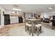 Basement living space featuring a kitchenette, dining area and comfortable seating at 34 Johnston Nw Row, Cartersville, GA 30121