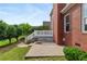An exterior view of a patio and a section of the backyard, showcasing the outdoor space at 1979 Spivey Village Dr, Jonesboro, GA 30236