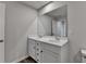 Modern bathroom featuring double sinks, ample counter space, and stylish fixtures at 3968 Annsbury Court, Lilburn, GA 30047