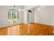 Elegant dining room with hardwood floors, natural light, and classic trim at 5831 Wembley Dr, Douglasville, GA 30135