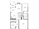 Detailed floor plan showcasing the layout of the first-floor living spaces, including the kitchen, living room, and Gathering room at 3940 Frasier Dr, Cumming, GA 30028