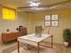 Finished basement features wood-look floors and offers an office space at 2039 Gober Ave Se, Smyrna, GA 30080