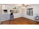 Dining area featuring hardwood floors and natural light at 3470 Hill Ln, Acworth, GA 30102