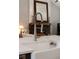 Modern kitchen faucet with a farmhouse sink and open concept design at 388 Rose Creek Pl, Woodstock, GA 30189